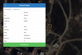 Avşa Adası Deniz Mahallesi’nde Satılık İmarlı Arsa – 148 m² Yatırım Fırsatı - 1 - 33830