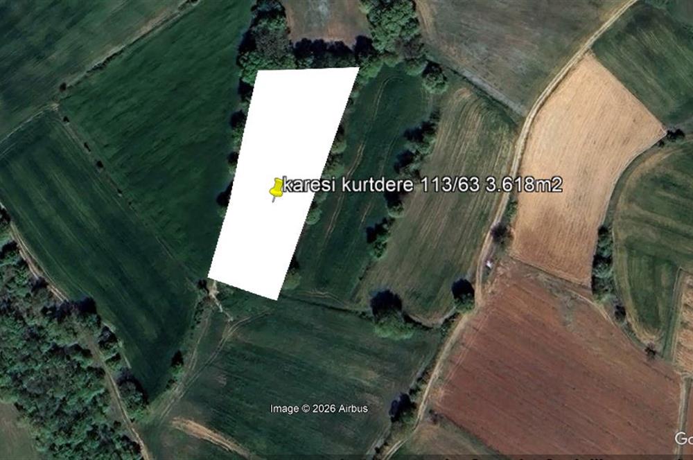 CENTURY 21 BAL OFİSİNDEN BALIKESİR KURTDERE KÖYÜNDE SATILIK TARLA