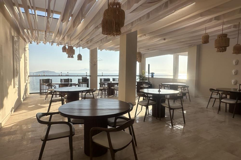 Bodrum Gümüşlük Denize Sıfır Sitede Özel İskeleli Satılık Daire