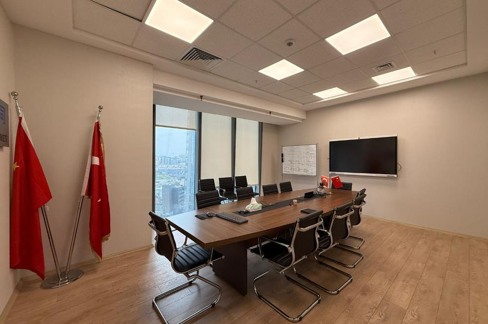Skyland Kiralık Ofis 557m²+ 25m2 Teraslı & Boş Ofis Vadistanbul