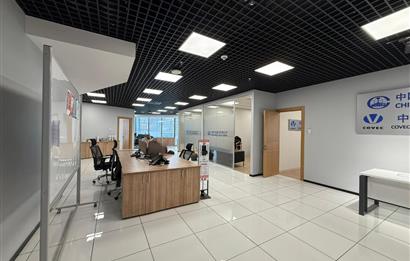 Skyland Kiralık Ofis 557m²+ 25m2 Teraslı & Boş Ofis Vadistanbul