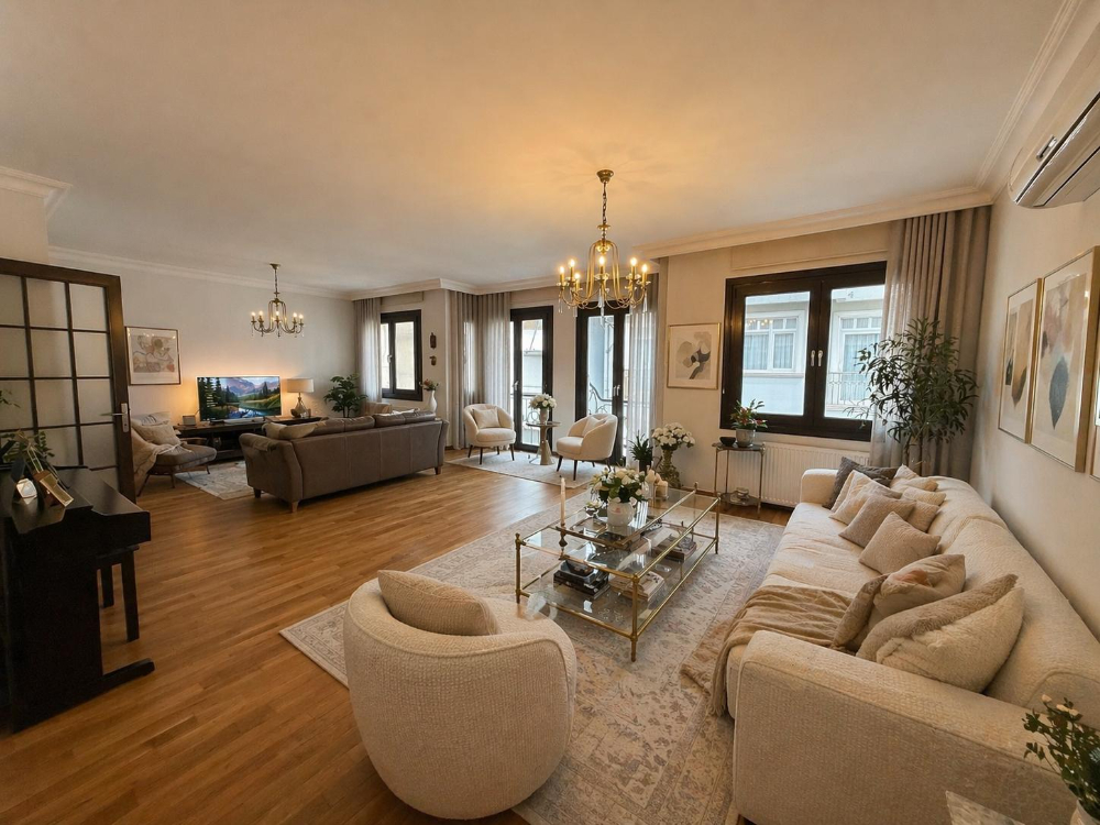 Nişantaşı Teşvikiye Satılık 4+1 230 m2 Çift Teraslı Topağacı