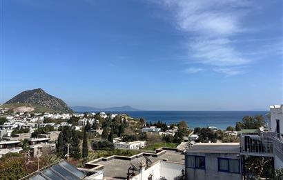 BODRUM AKYARLAR'DA DENİZ MANZARALI EŞYALI KİRALIK  DAİRE