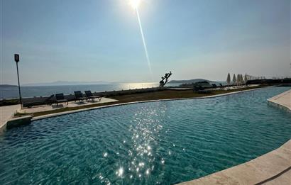 Bodrum Gümüşlük Denize Sıfır Sitede Özel İskeleli Satılık Daire