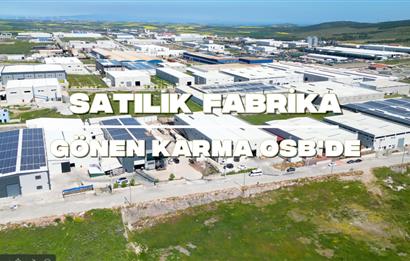 CENTURY 21 BAL'DAN GÖNEN DERİ İHTİSAS VE KARMA OSB’DE  3.500 m² KAPALI ALANLI  ÜÇ YAŞINDA YÜKSEK NİTELİKLİ SATILIK FABRİKA