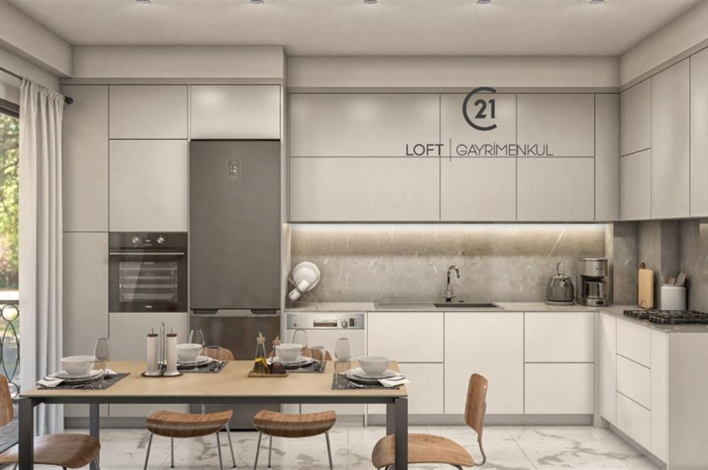 C21 LOFT'TAN ÇAKMAK MAHALLESİNDE SATILIK DAİRE