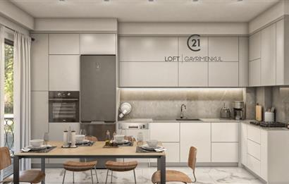 C21 LOFT'TAN ÇAKMAK MAHALLESİNDE SATILIK DAİRE