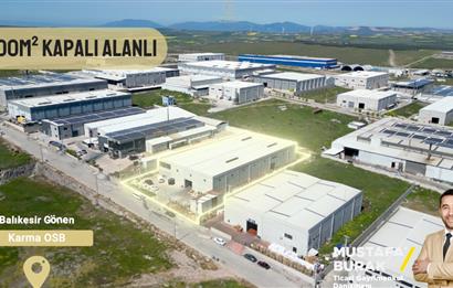 CENTURY 21 BAL'DAN GÖNEN DERİ İHTİSAS VE KARMA OSB’DE  3.500 m² KAPALI ALANLI  ÜÇ YAŞINDA YÜKSEK NİTELİKLİ SATILIK FABRİKA