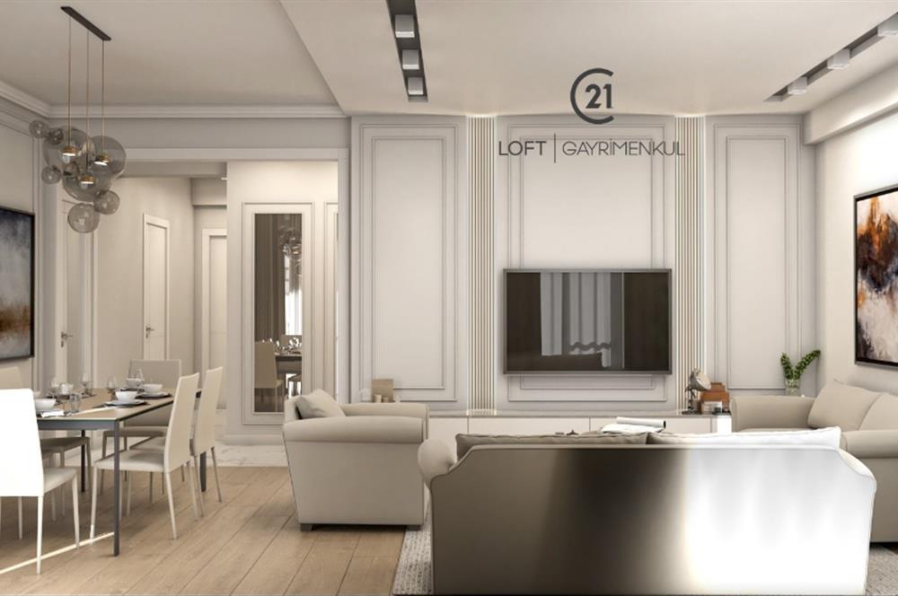 C21 LOFT'TAN ÇAKMAK MAHALLESİNDE SATILIK DAİRE