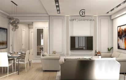 C21 LOFT'TAN ÇAKMAK MAHALLESİNDE SATILIK DAİRE