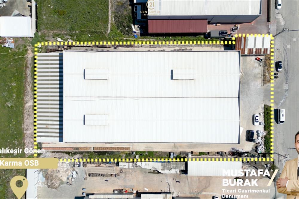 CENTURY 21 BAL'DAN GÖNEN DERİ İHTİSAS VE KARMA OSB’DE  3.500 m² KAPALI ALANLI  ÜÇ YAŞINDA YÜKSEK NİTELİKLİ SATILIK FABRİKA