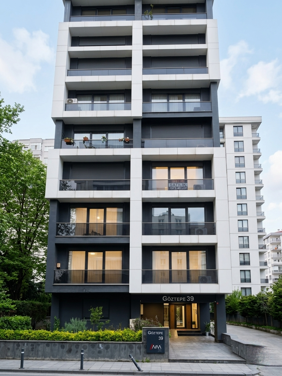 CADDEBOSTAN’IN KALBİNDE MODERN MİMARİ 2016 YAPIMI 2+1 SATILIK DAİRE