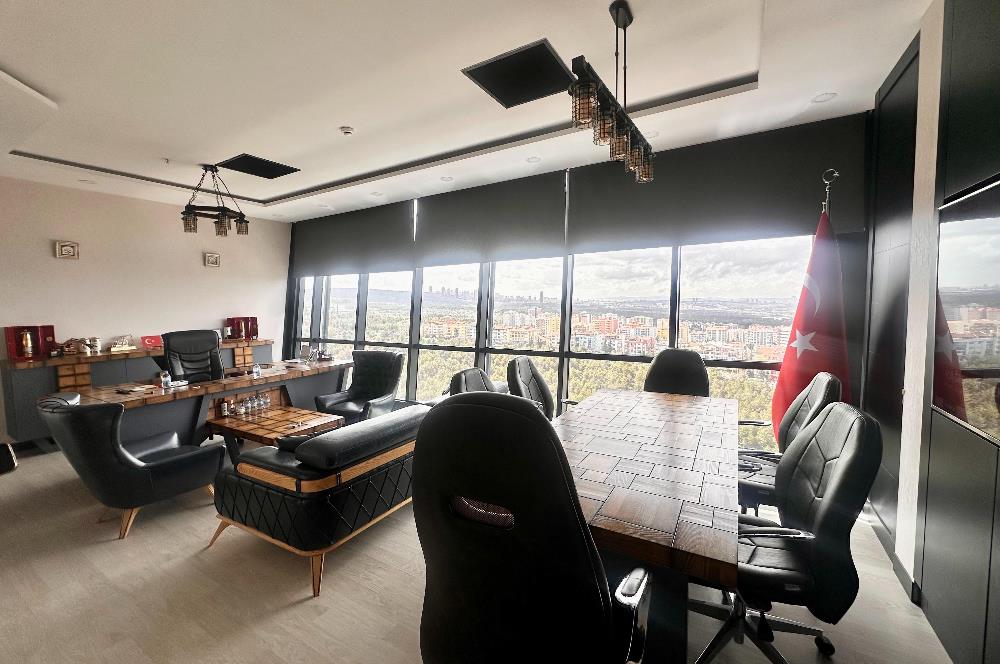 Yıldırım Kulede Panorama Manzaralı, Full Eşyalı Kiralık Ofis