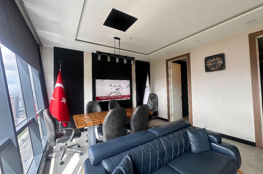 Yıldırım Kulede Panorama Manzaralı, Full Eşyalı Kiralık Ofis