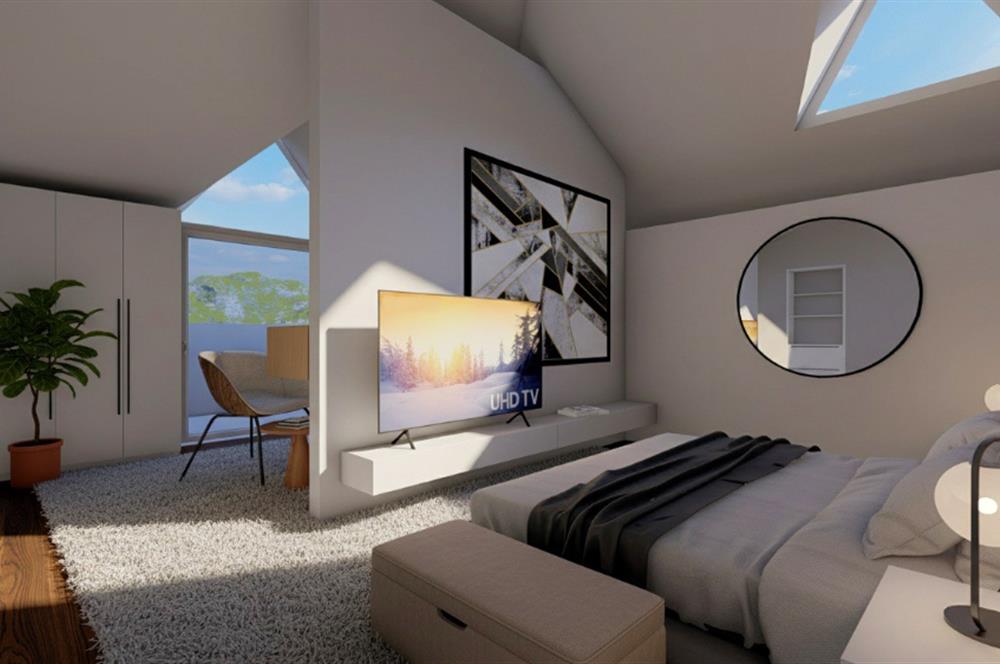 Butik Projede Lüks 3+1 Çatı Dubleks Daire - 219m²