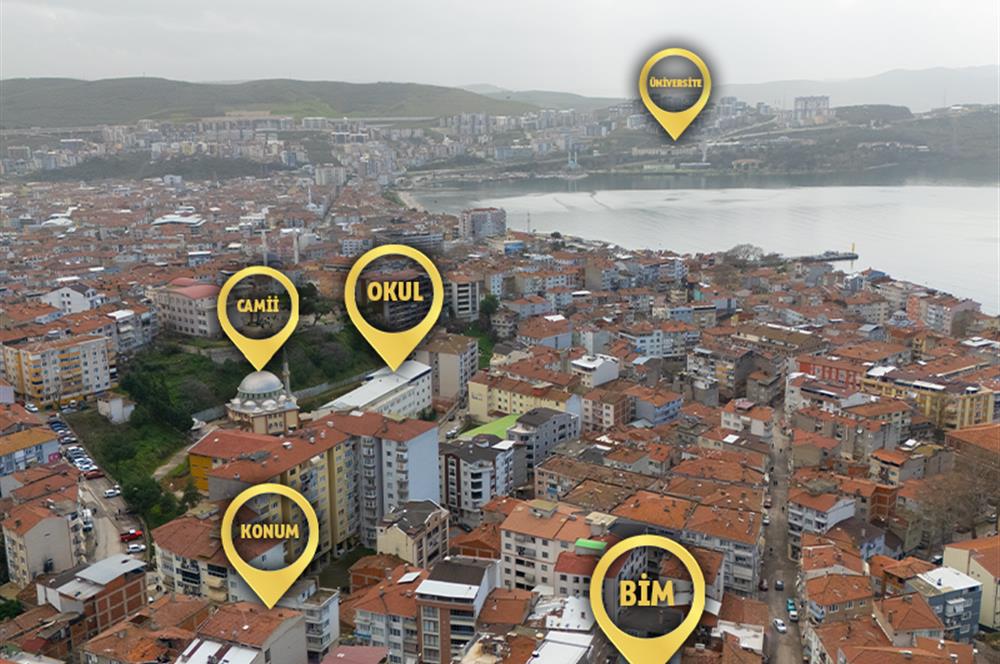Bursa Gemlik Yeni Mahallede Satılık 2+1 Masrafsız Daire