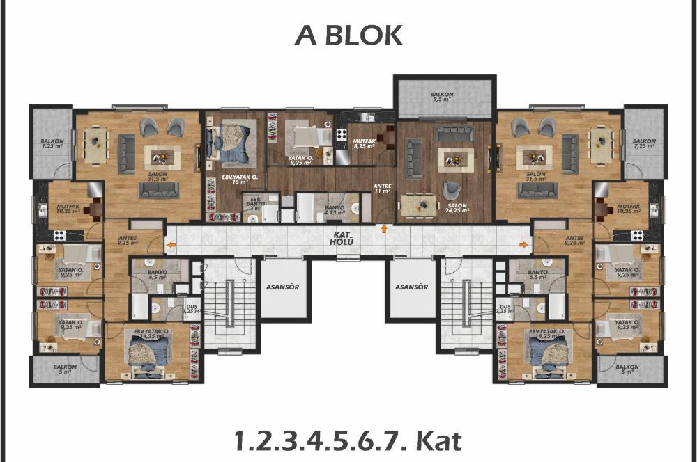 CENTURY 21'DEN KARACAÖMER’DE YENİ PROJE 2+1 SATILIK DAİRE