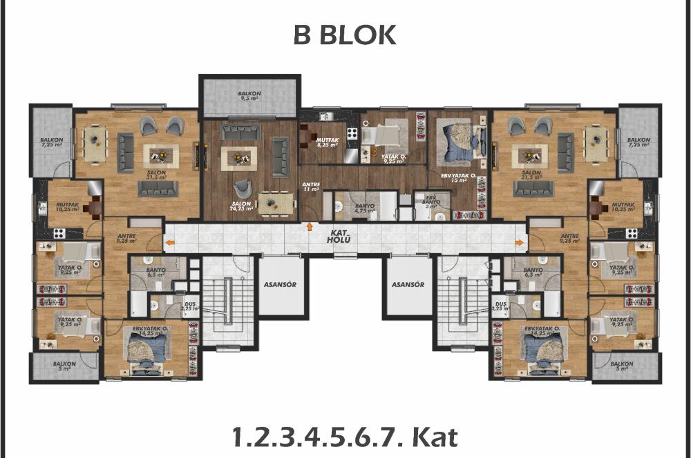 CENTURY 21'DEN KARACAÖMER’DE YENİ PROJE 2+1 SATILIK DAİRE