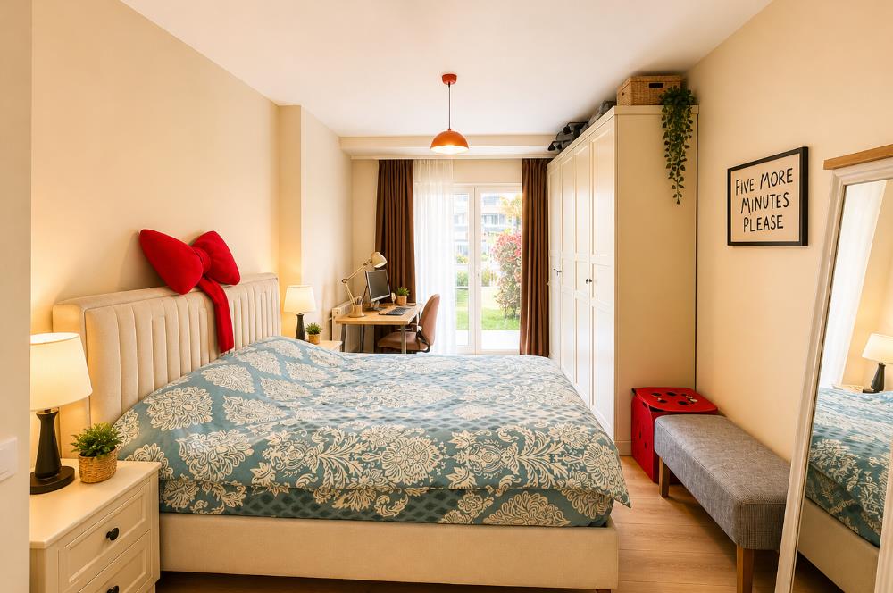 YENİŞEHİR KURTKÖY PARAGONDA BAHÇE KATI SATILIK 2+1 DAİRE