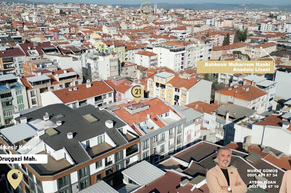  C21 BAL'DAN 1.ORUÇGAZİ MAH 3+1 SATILIK SIFIR DUBLEKS DAİRE  