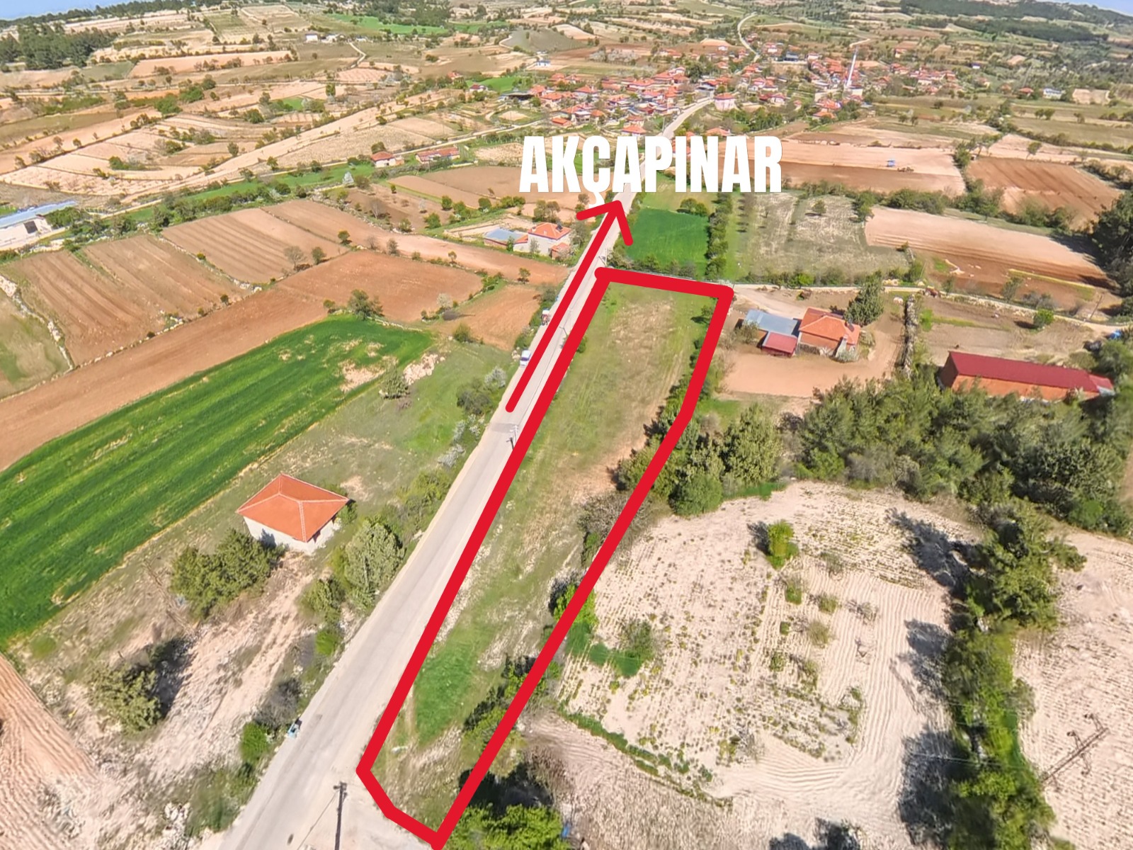 C21 LOFT'TAN PAMUKKALE AKÇAPINAR KÖYİÇİ 3.080 M² SATILIK TARLA