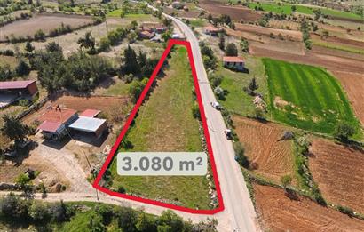 C21 LOFT'TAN PAMUKKALE AKÇAPINAR KÖYİÇİ 3.080 M² SATILIK TARLA