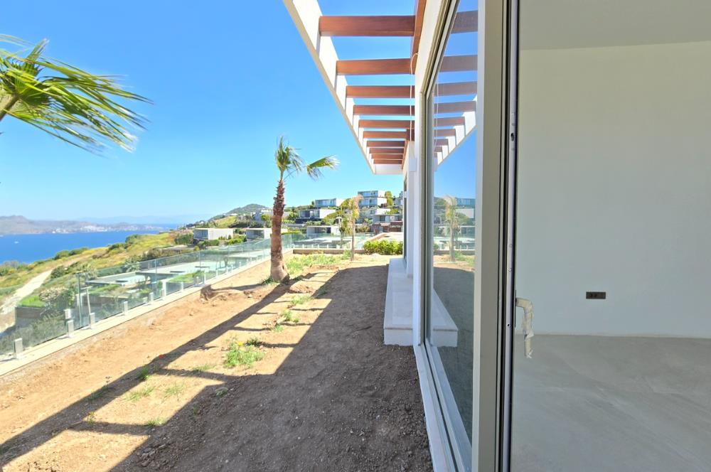 Bodrum Yalıkavak Panaromik deniz manzaralı satılık tek kat sıfır villa