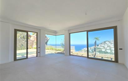 Bodrum Yalıkavak Panaromik deniz manzaralı satılık tek kat sıfır villa