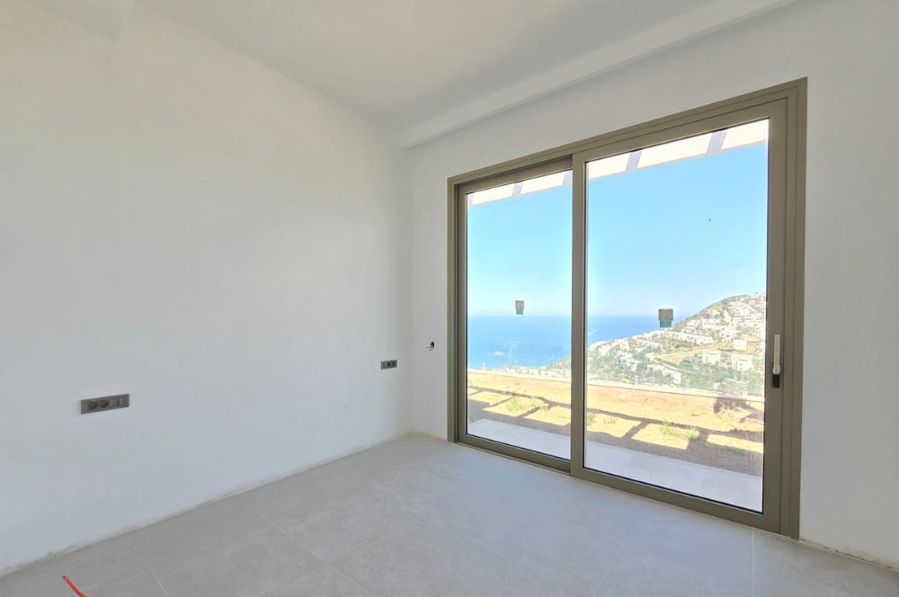 Bodrum Yalıkavak Panaromik deniz manzaralı satılık tek kat sıfır villa
