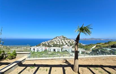 Bodrum Yalıkavak Panaromik deniz manzaralı satılık tek kat sıfır villa