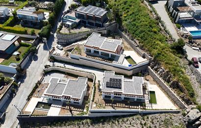 Bodrum Yalıkavak Panaromik deniz manzaralı satılık tek kat sıfır villa