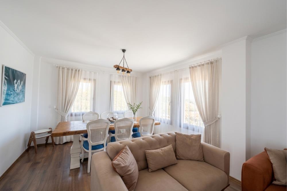 Bodrum Gündoğan Kiralık Manzaralı Plajlı 3+1 Dubleks