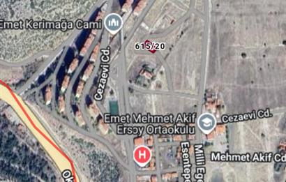 C21 BAL'DAN KÜTAHYA EMET ESENTEPE MAH.DE SATILIK 375 M2 ARSA