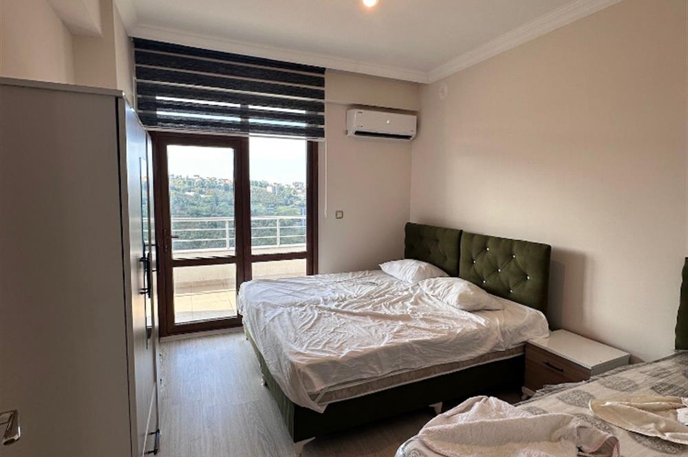 Platinum konutlarında full eşyalı vadi ve deniz manzaralı