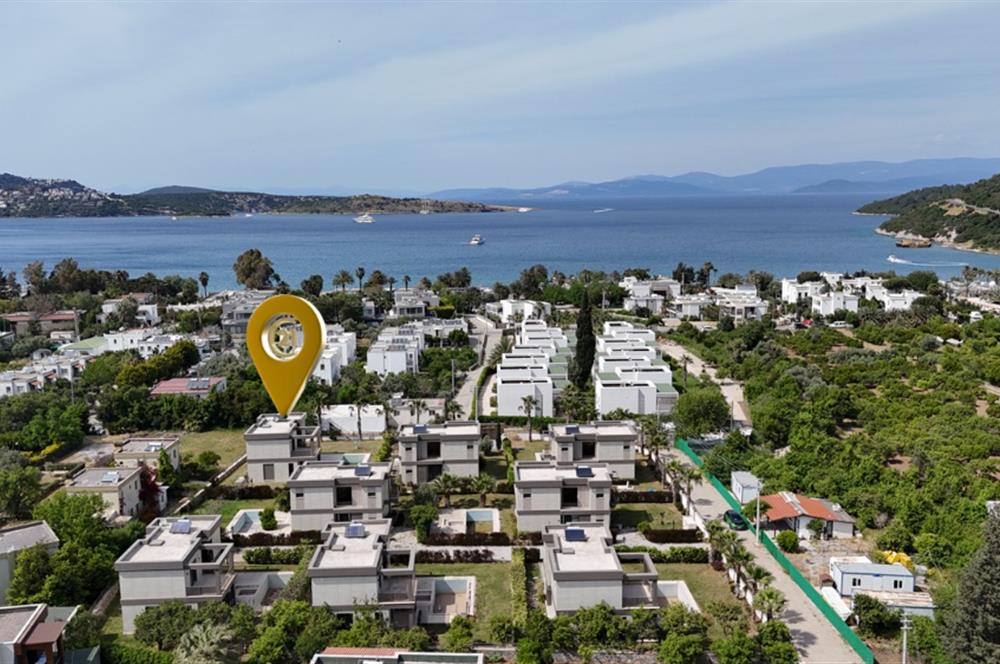 Bodrum / Türkbükü /Gölköy Denize 244 metre Eşyalı Kiralık Site içi Müstakil Villa