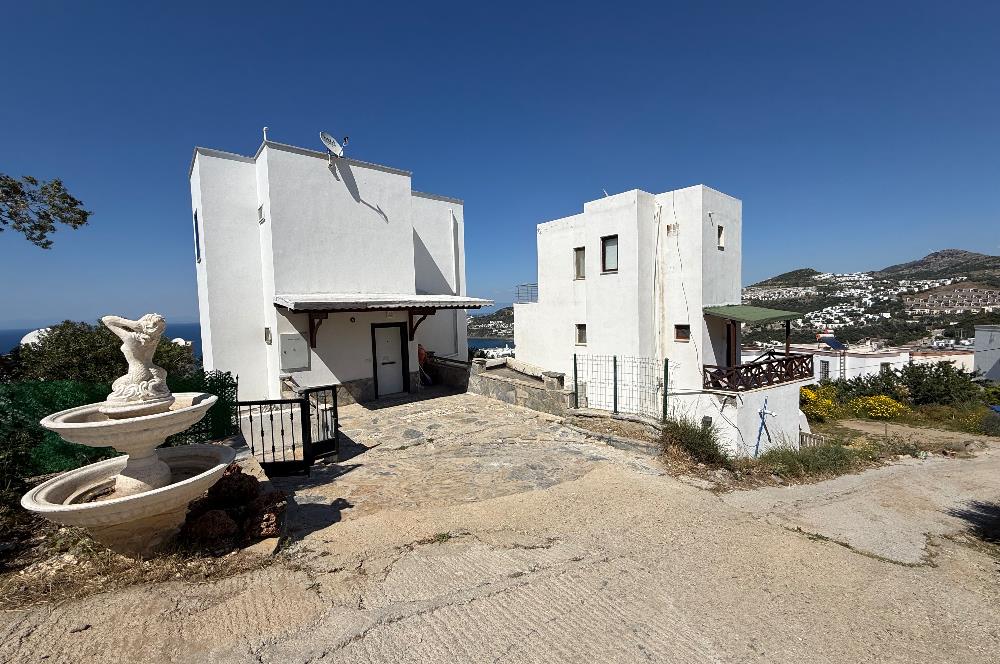 Bodrum Gümüşlük Koyunbaba’da Kiralık Eşyalı Deniz Manzaralı 3+1 Dubleks 