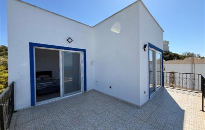 Bodrum Gümüşlük Koyunbaba’da Kiralık Eşyalı Deniz Manzaralı 3+1 Dubleks 