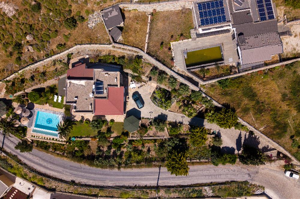 Bodrum Gümüşlük Deniz Manzaralı Tam Müstakil Özel Havuzlu 4+1 Villa