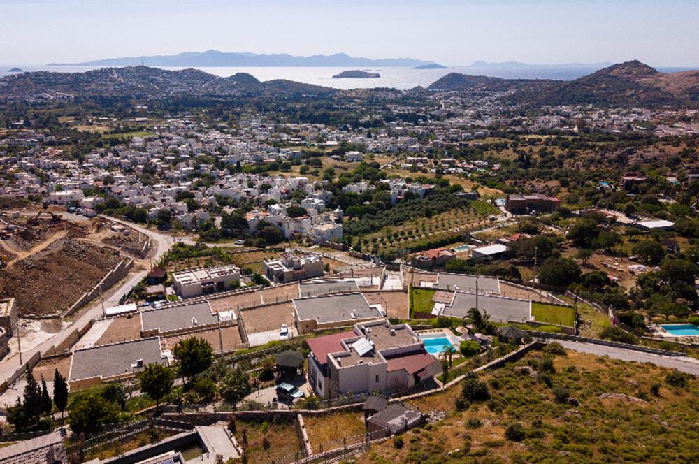 Bodrum Gümüşlük Deniz Manzaralı Tam Müstakil Özel Havuzlu 4+1 Villa