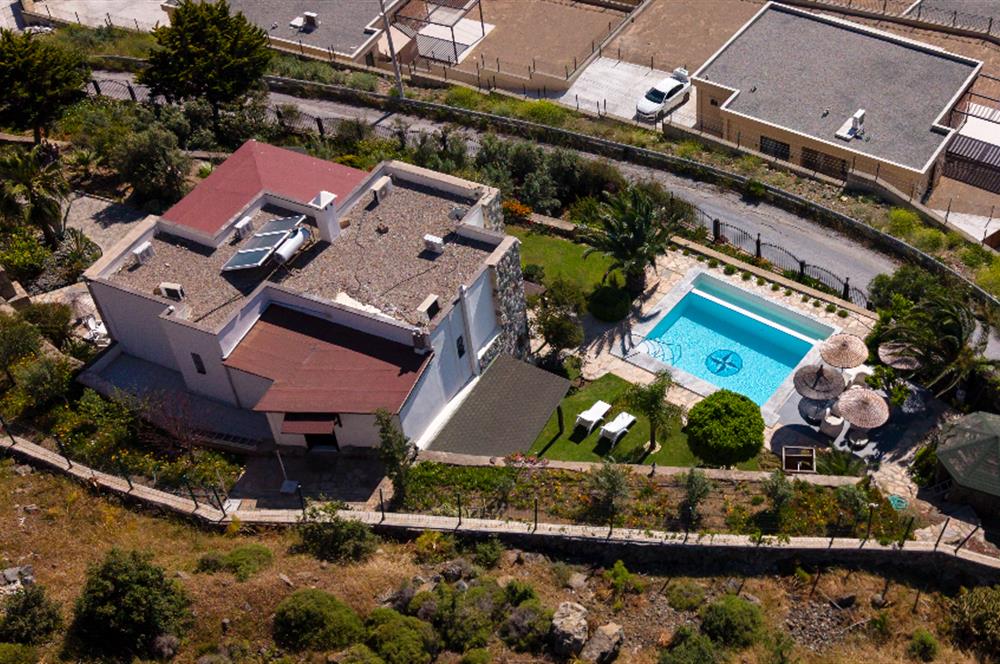 Bodrum Gümüşlük Deniz Manzaralı Tam Müstakil Özel Havuzlu 4+1 Villa
