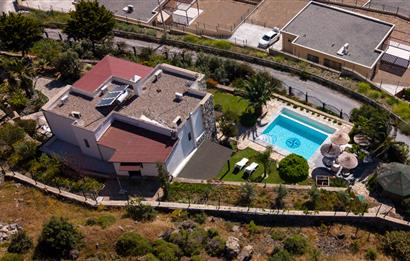 Bodrum Gümüşlük Deniz Manzaralı Tam Müstakil Özel Havuzlu 4+1 Villa