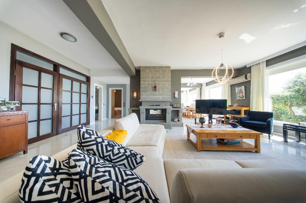 Bodrum Gümüşlük Deniz Manzaralı Tam Müstakil Özel Havuzlu 4+1 Villa