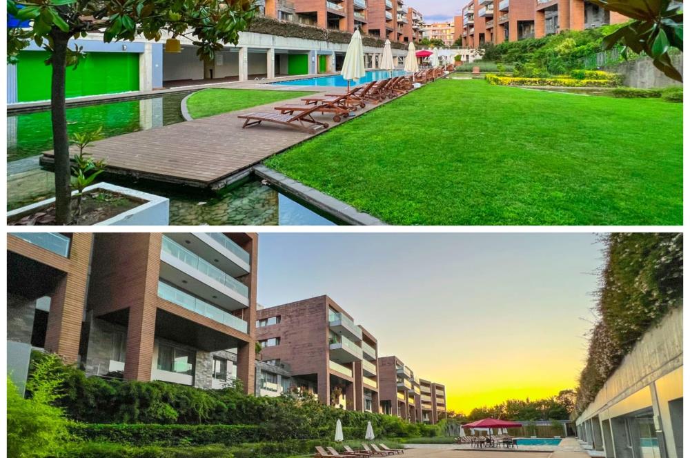 KEMERLİFE 21 SİTESİ'NDE HAVUZ CEPHELİ KİRALIK BAHÇE KATI DAİRE
