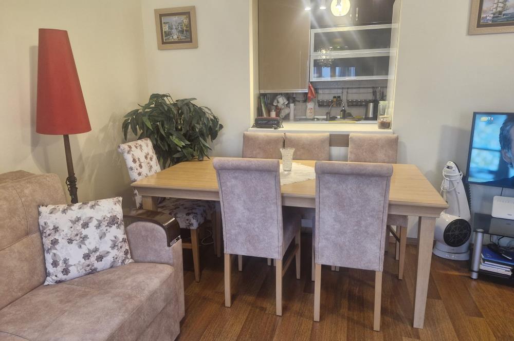HELENIUM PARK SİTESİNDE HAVUZ CEPHE, KULLANIŞLI GENİŞ 2+1 DAİRE