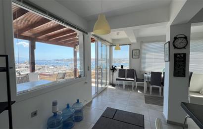 Kumbahçe'de Deniz ve Kale Manzaralı, Eşyalı 3+1 Dubleks Kiralık