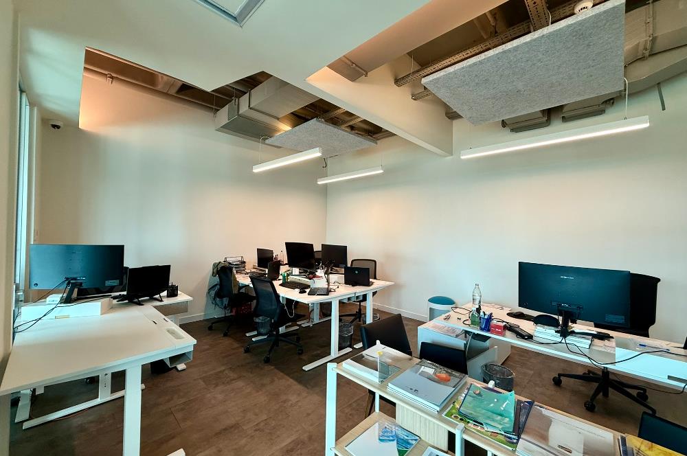 Vadistanbul Kiralık Ofis 450m2 +36m2 Teraslı Dekorasyonlu Maslak