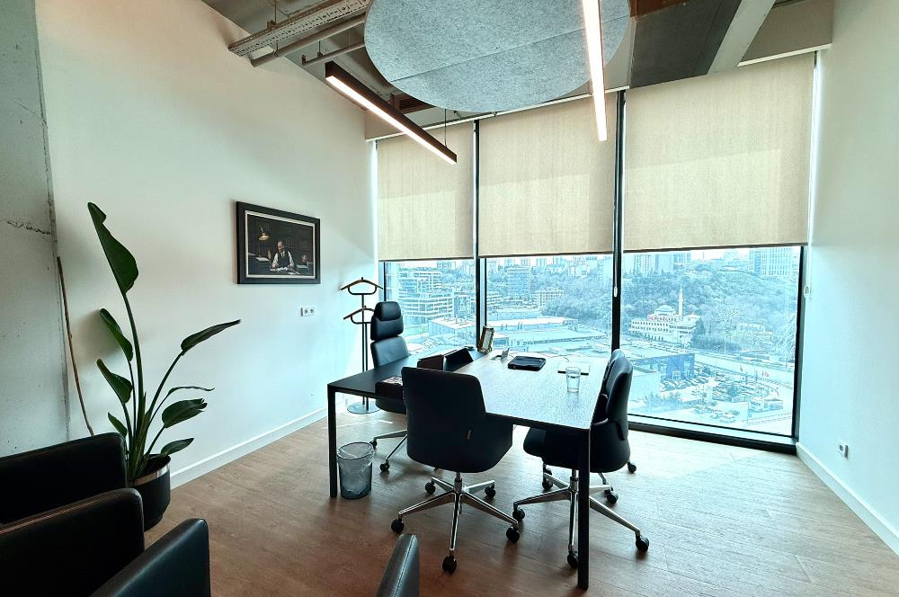 Vadistanbul Kiralık Ofis 450m2 +36m2 Teraslı Dekorasyonlu Maslak