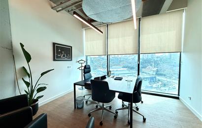 Vadistanbul Kiralık Ofis 450m2 +36m2 Teraslı Dekorasyonlu Maslak