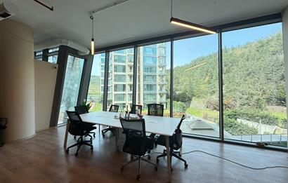 Vadi Koru Kiralık Ofis 110m2 Dekorasyonlu Mobilyalı Vadistanbul