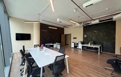 Vadi Koru Kiralık Ofis 110m2 Dekorasyonlu Mobilyalı Vadistanbul